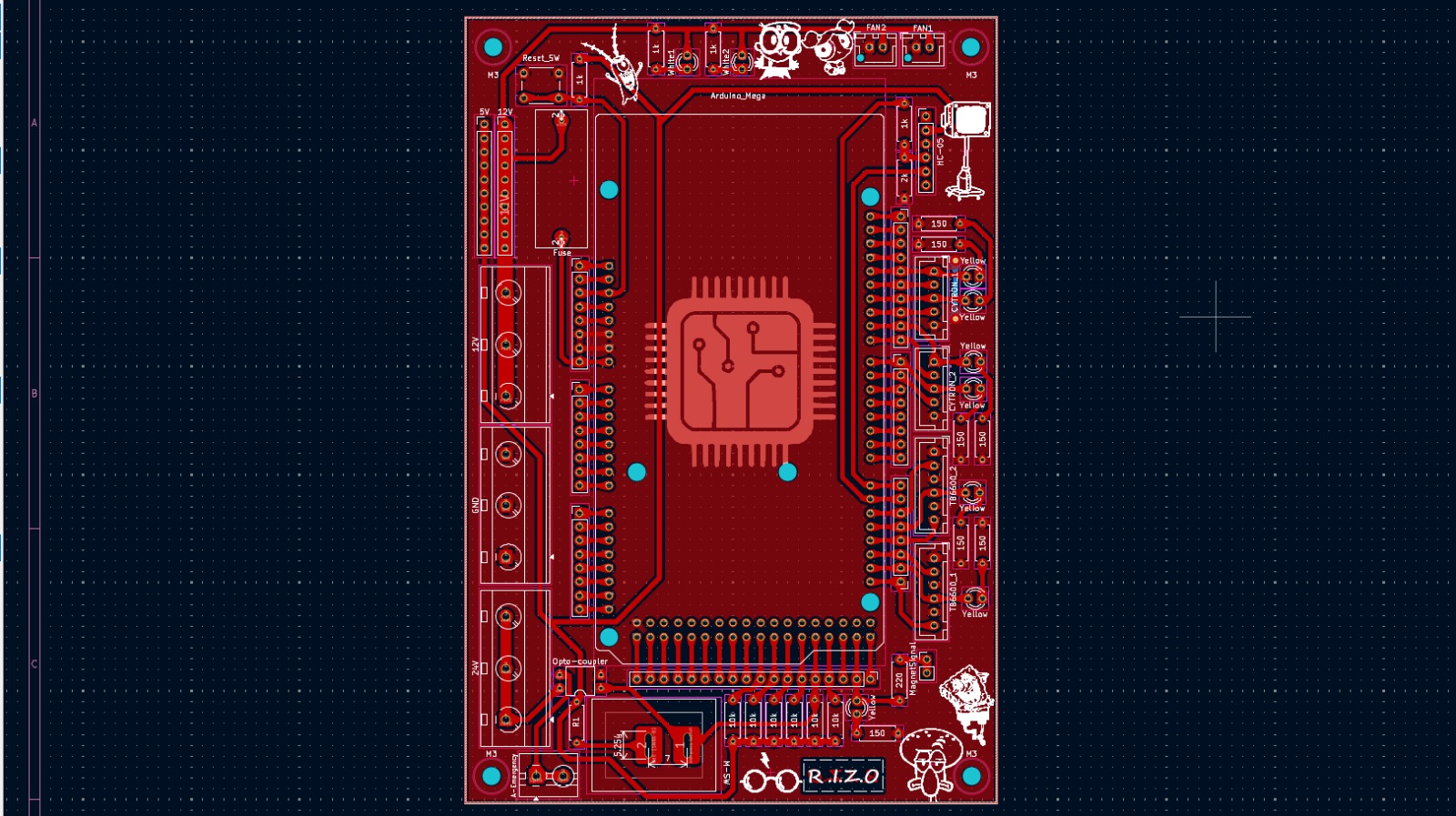 Main Board Layout